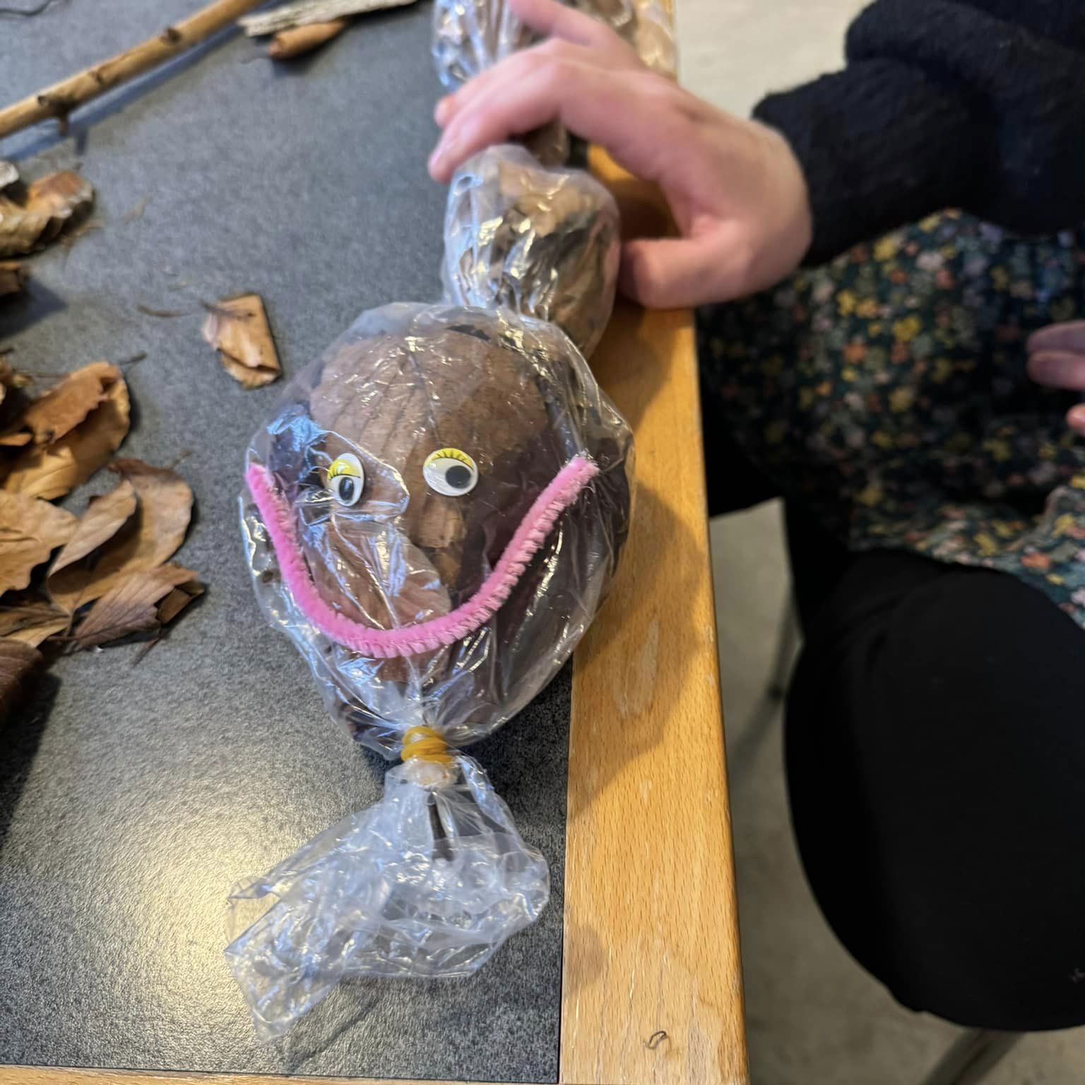 En kreation, som er lavet på Værkstedet