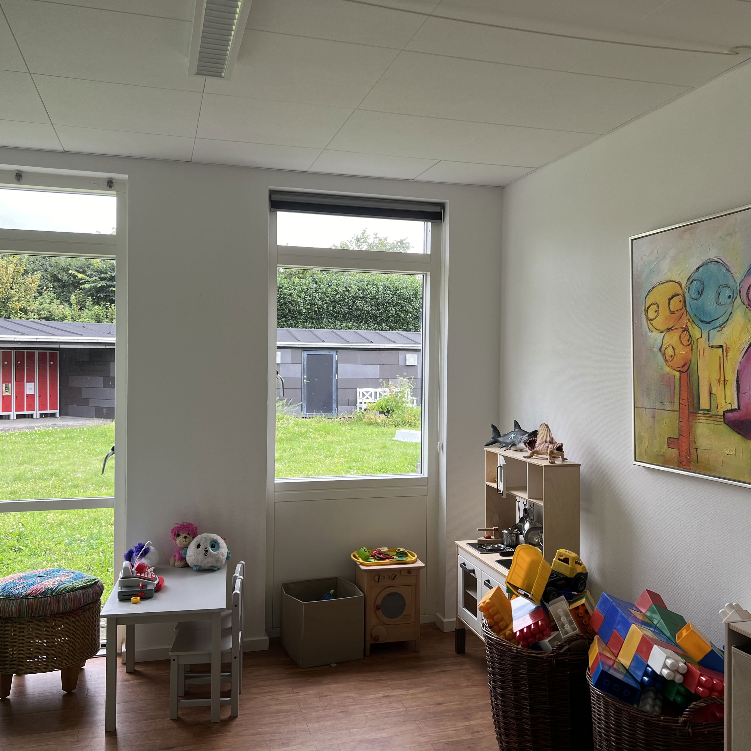 Familiehuset Bisgård Legeværelse med meget legetøj