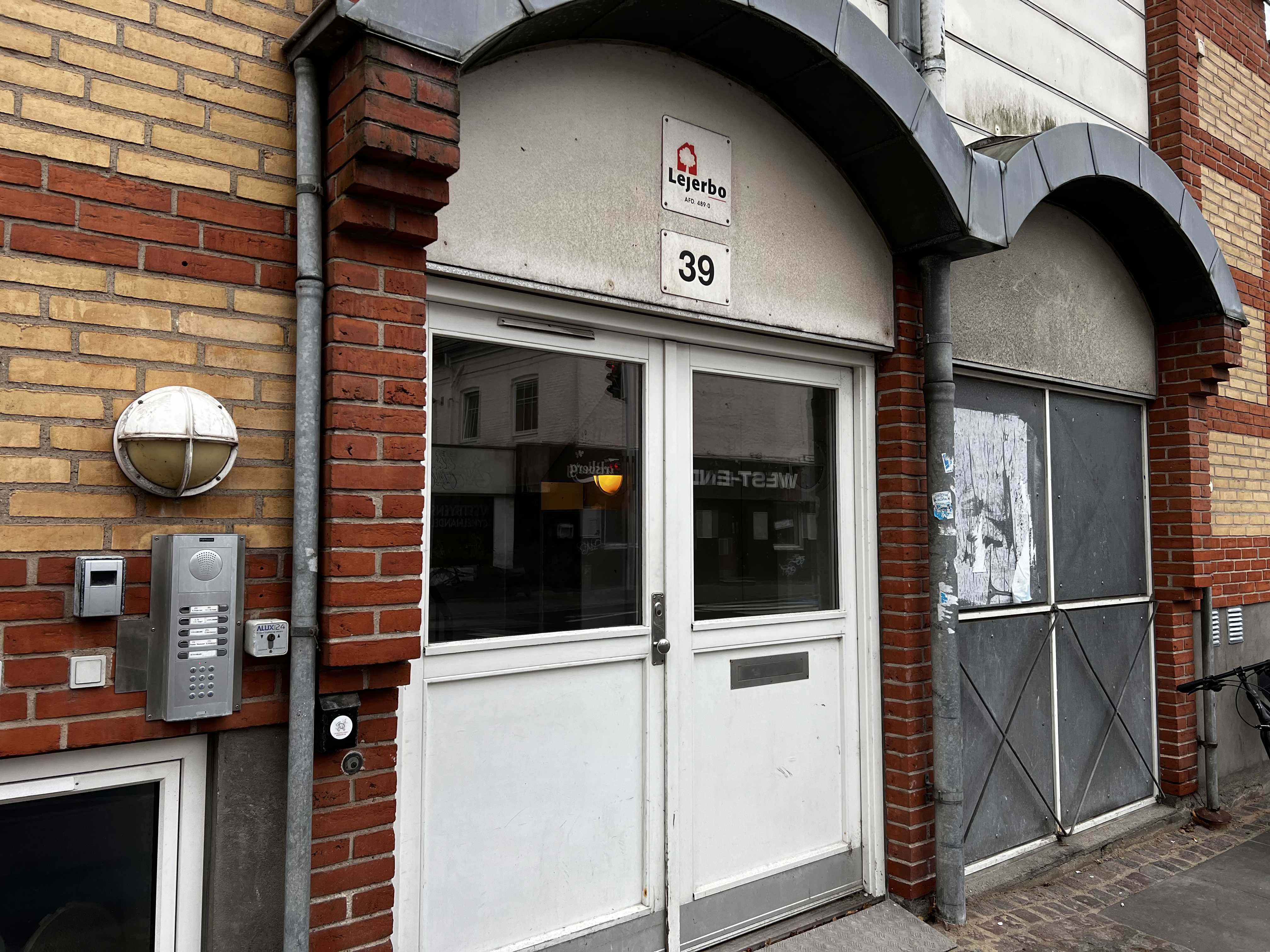 Borgergade indgang til bofællesskab