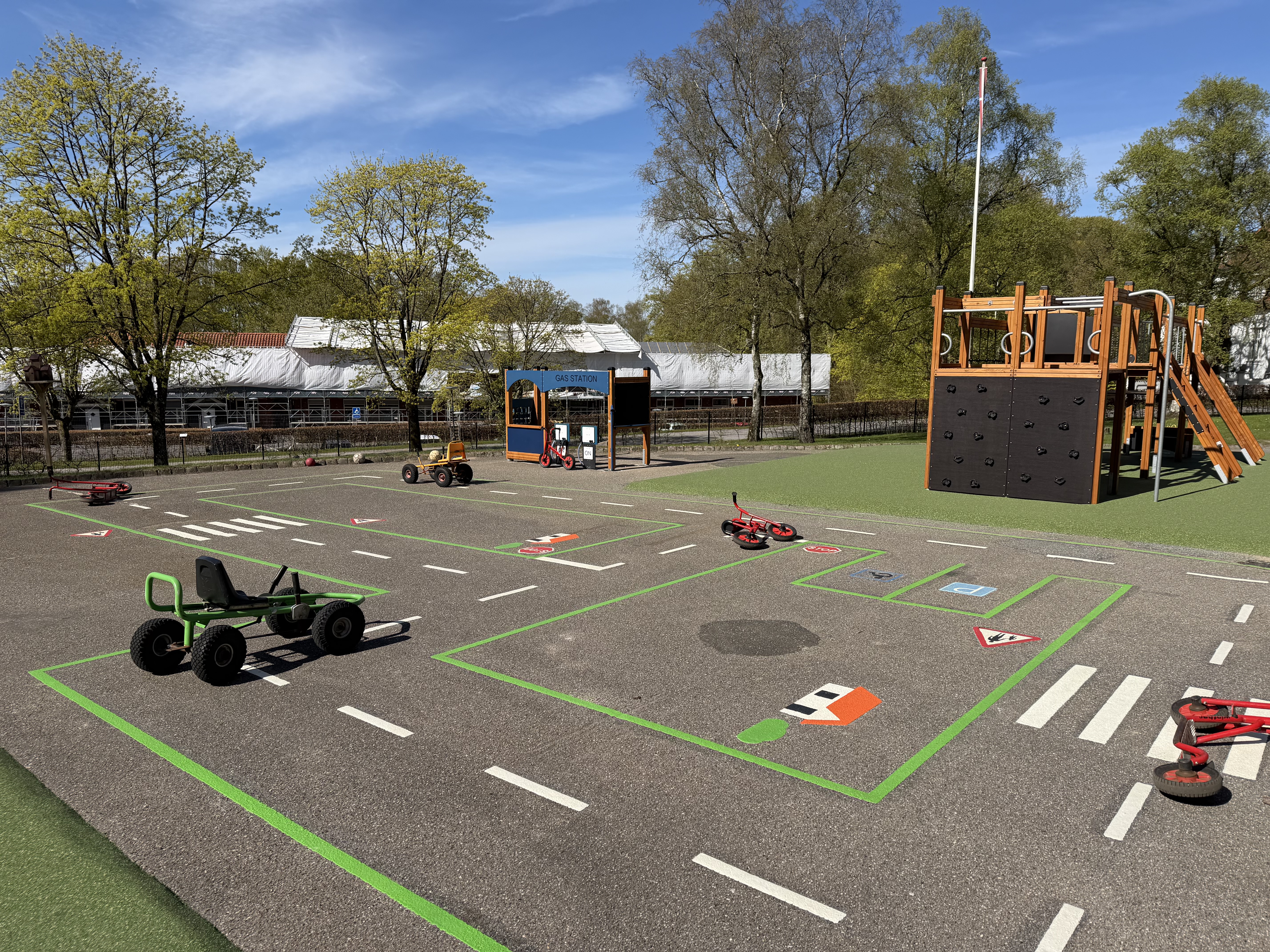 Trafikskole, legepladsen på Nøddehuset