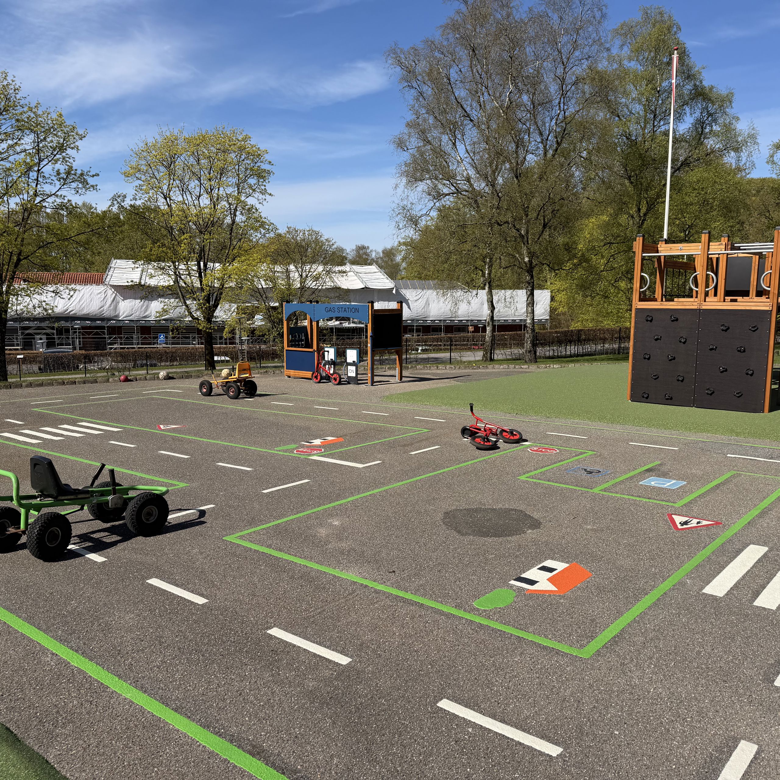 Trafikskole, legepladsen på Nøddehuset