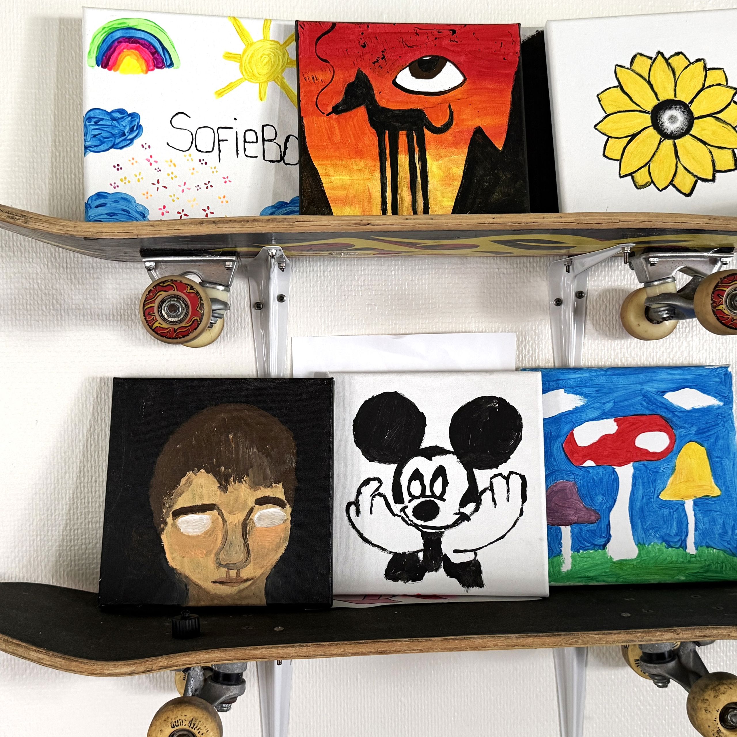 Malerier på Skateboards