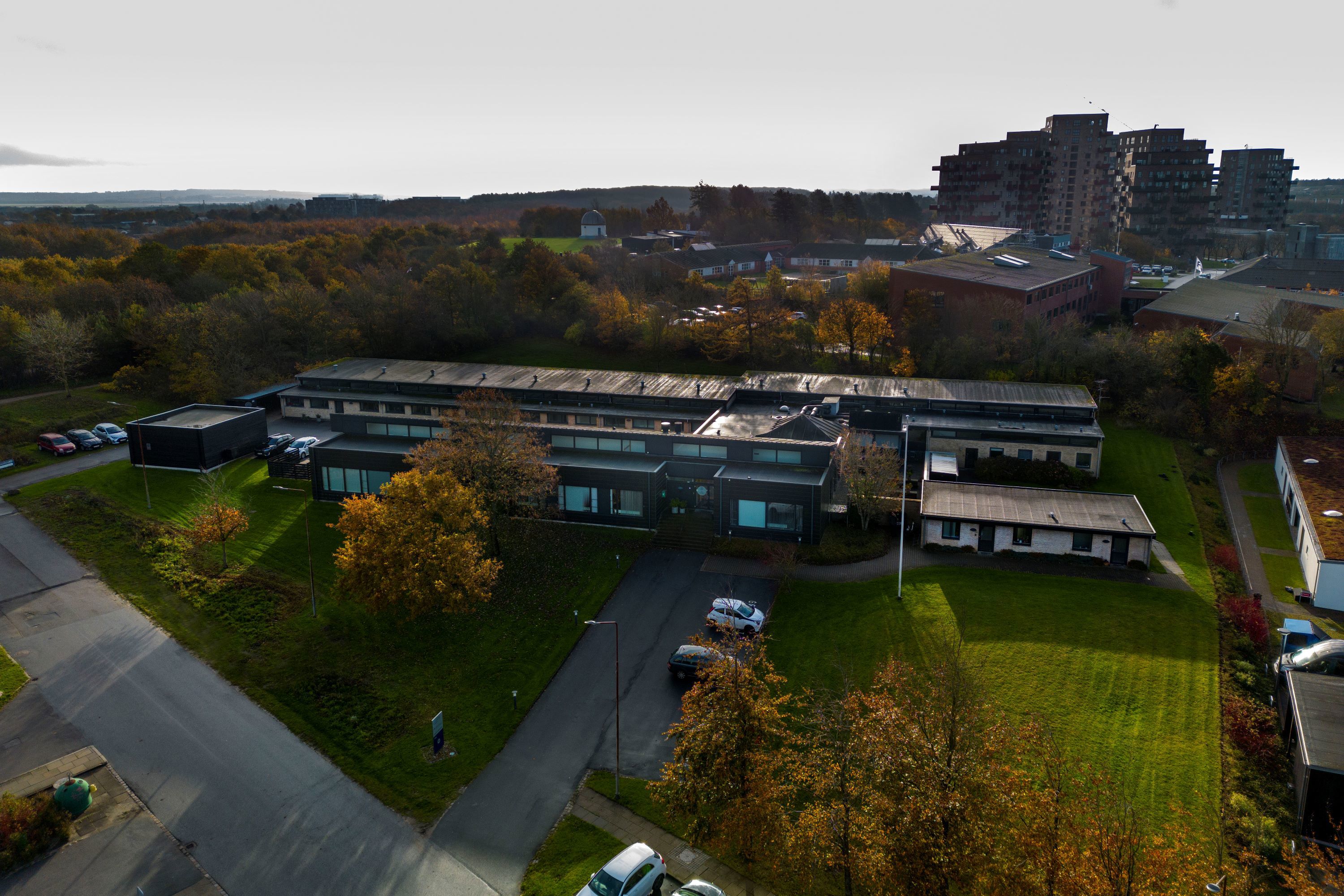 Taleinstitut fra droneperspektiv