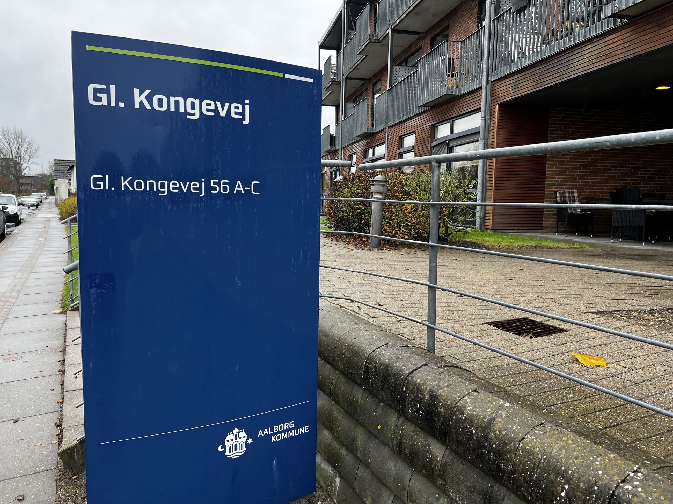 Skilt foran Gammel Kongevej