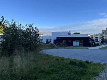 Hviddalens boliger set udefra